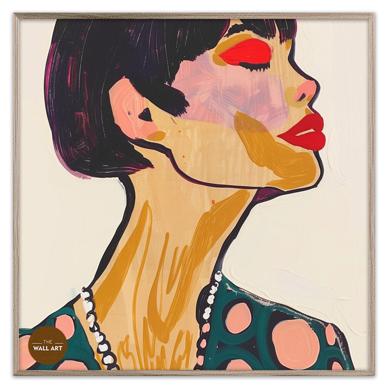 SHORT HAIR LADY PORTRAIT I