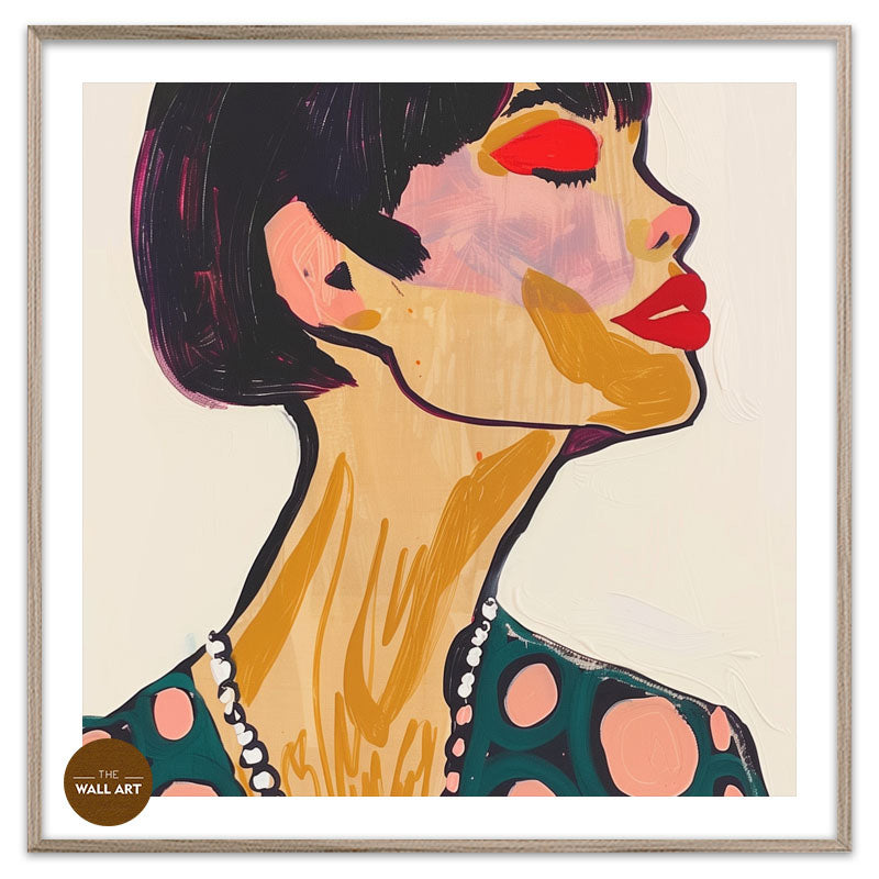 SHORT HAIR LADY PORTRAIT I