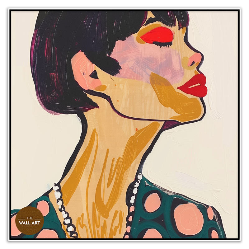 SHORT HAIR LADY PORTRAIT I