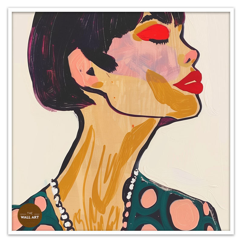 SHORT HAIR LADY PORTRAIT I