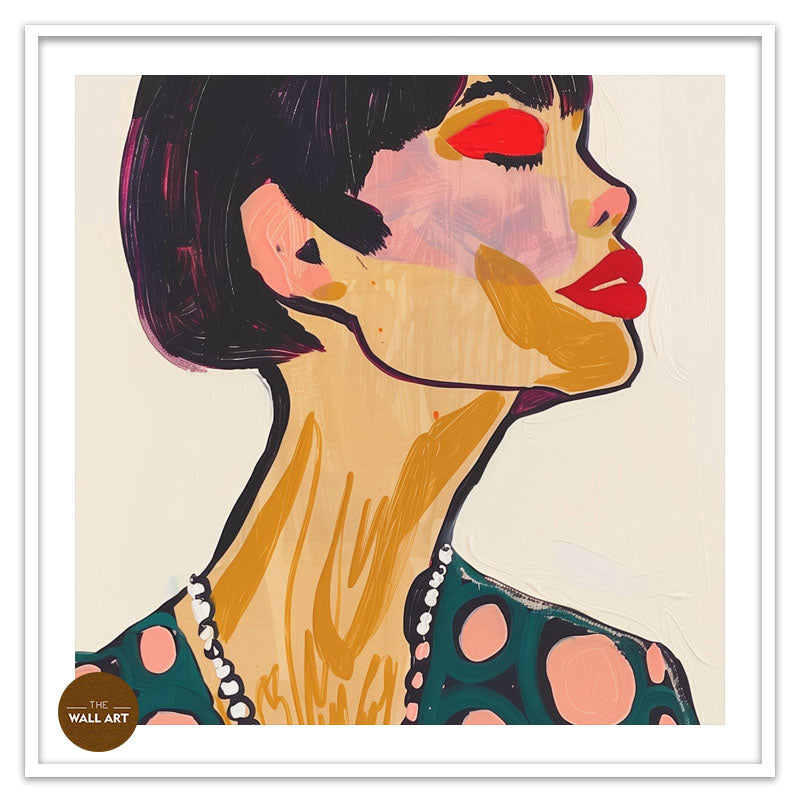 SHORT HAIR LADY PORTRAIT I