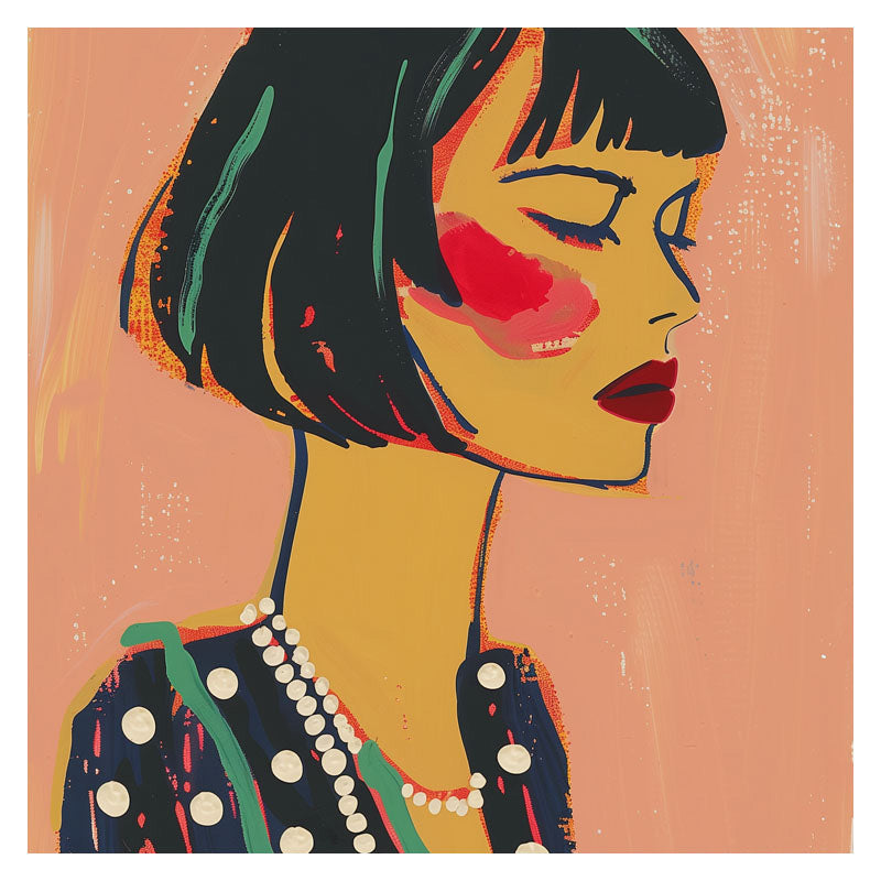 SHORT HAIR LADY PORTRAIT V