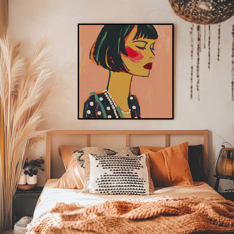 SHORT HAIR LADY PORTRAIT V