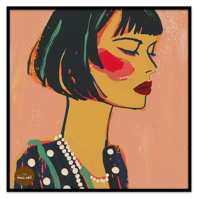 SHORT HAIR LADY PORTRAIT V