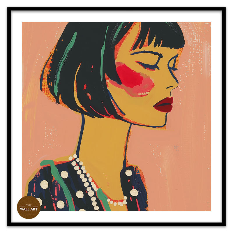 SHORT HAIR LADY PORTRAIT V