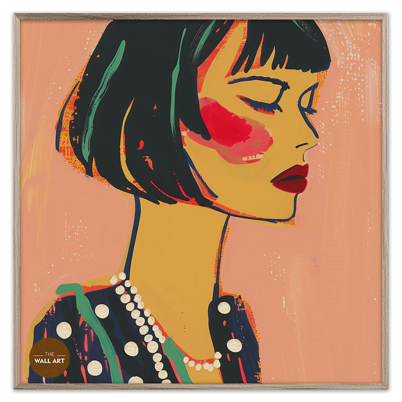 SHORT HAIR LADY PORTRAIT V