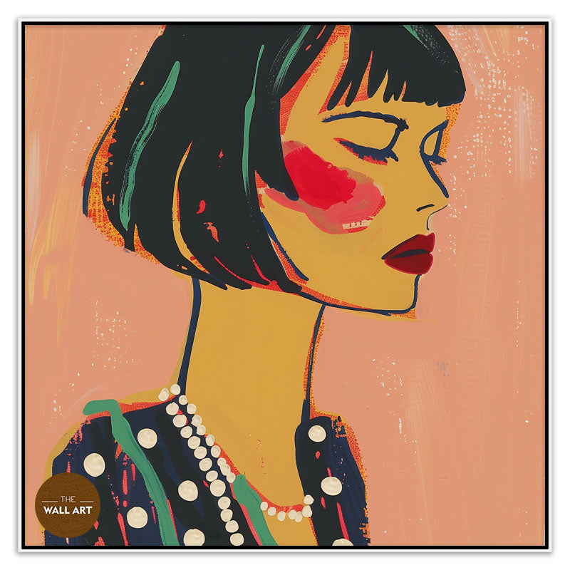 SHORT HAIR LADY PORTRAIT V