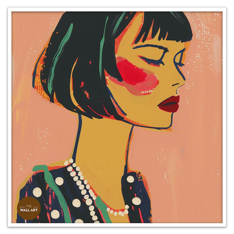 SHORT HAIR LADY PORTRAIT V