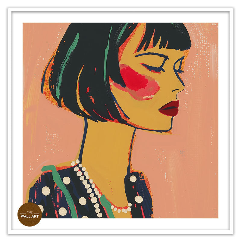 SHORT HAIR LADY PORTRAIT V