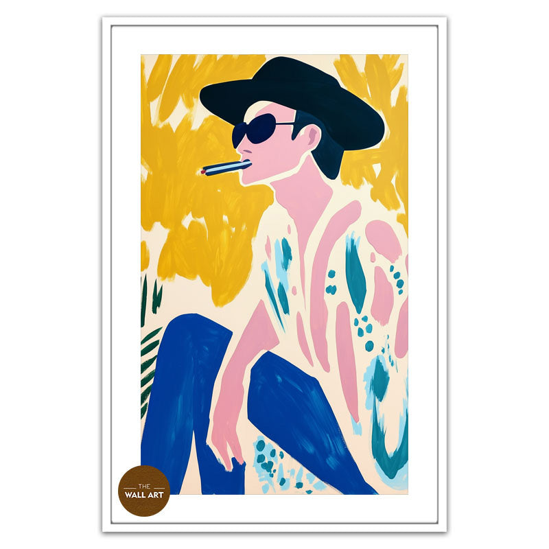 SMOCKING MAN
