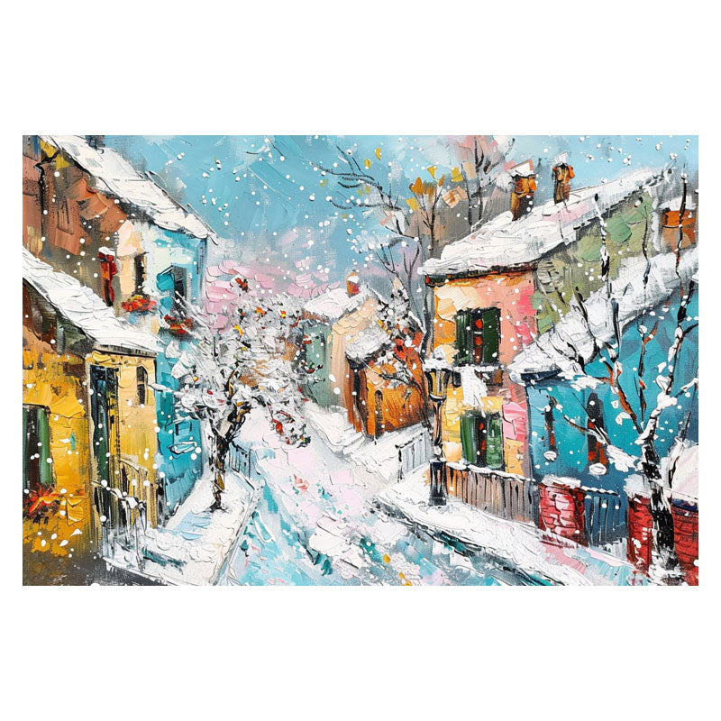 SNOW DAY IN VILLAGE