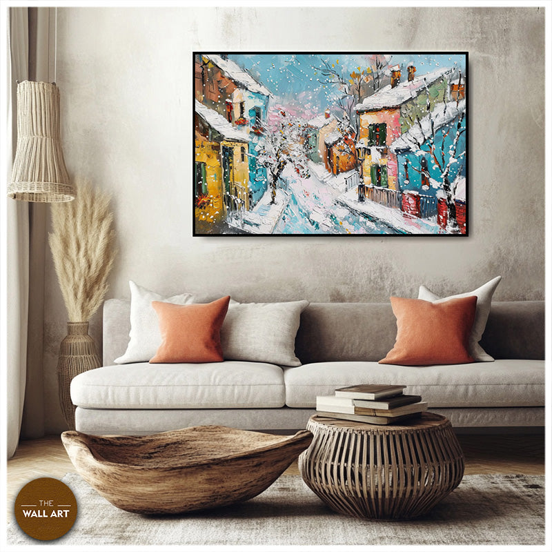 SNOW DAY IN VILLAGE