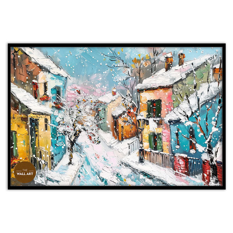 SNOW DAY IN VILLAGE