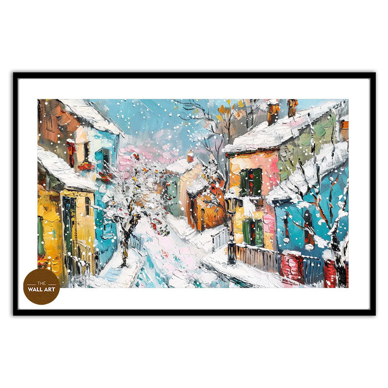 SNOW DAY IN VILLAGE