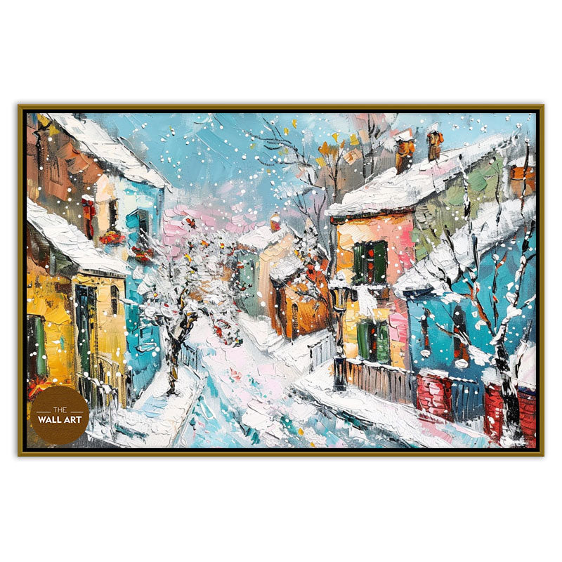 SNOW DAY IN VILLAGE
