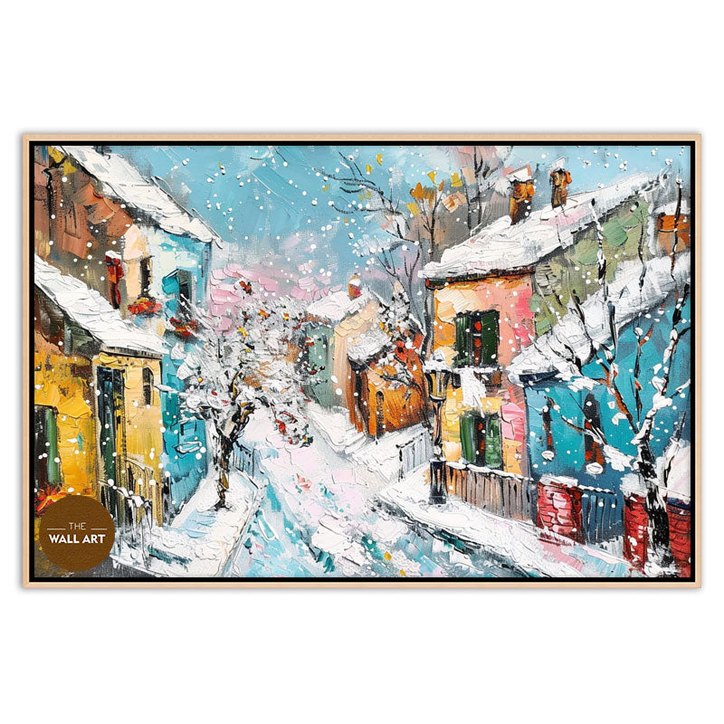SNOW DAY IN VILLAGE