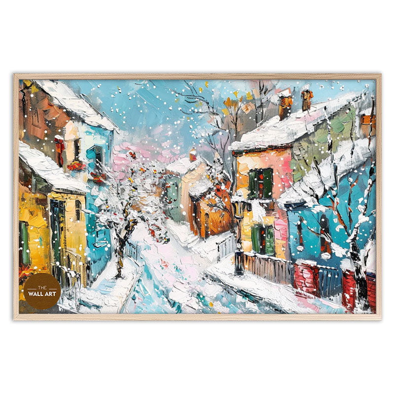 SNOW DAY IN VILLAGE