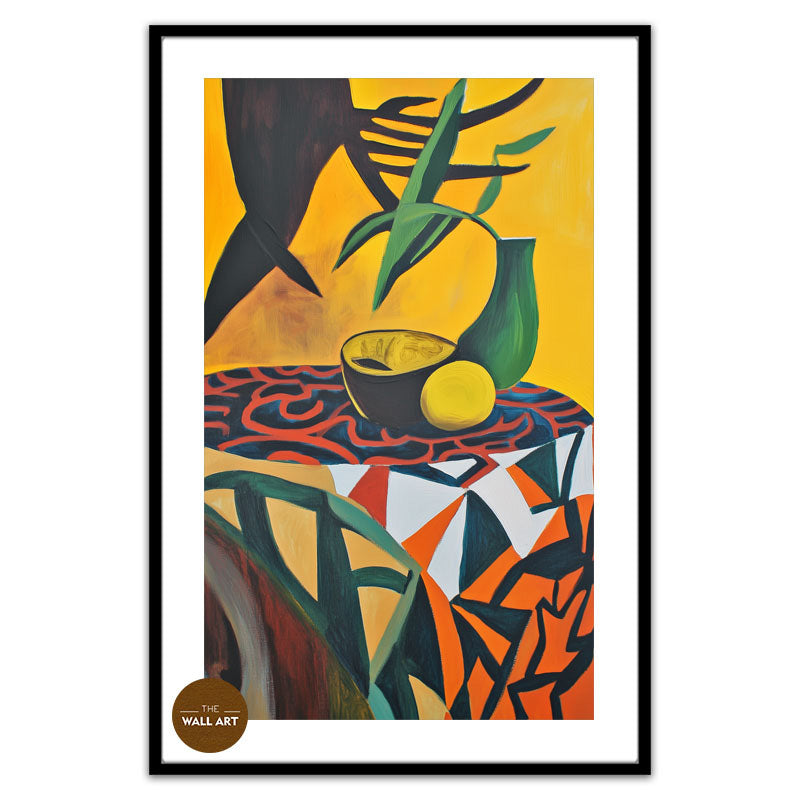 STILL LIFE IN YELLOW FIELD