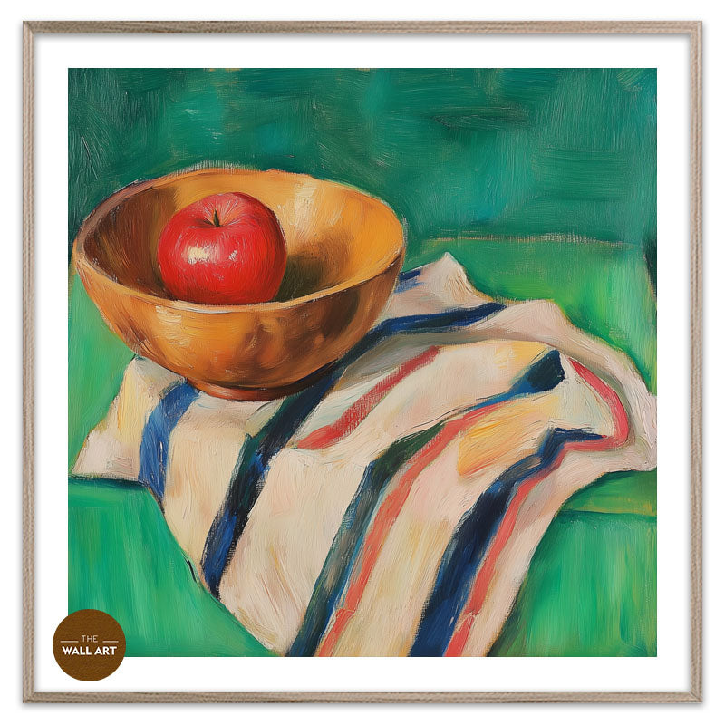STILL LIFE OF APPLE AND BOWL II