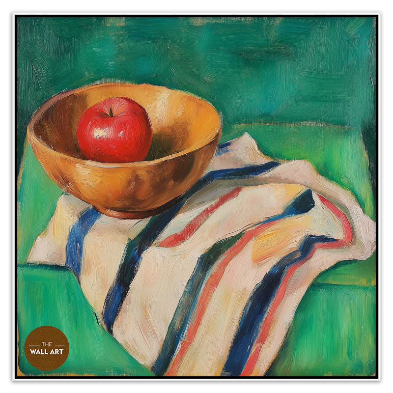 STILL LIFE OF APPLE AND BOWL II