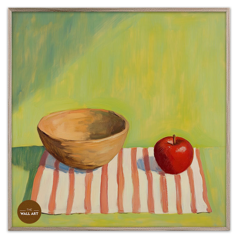 STILL LIFE OF APPLE AND BOWL I