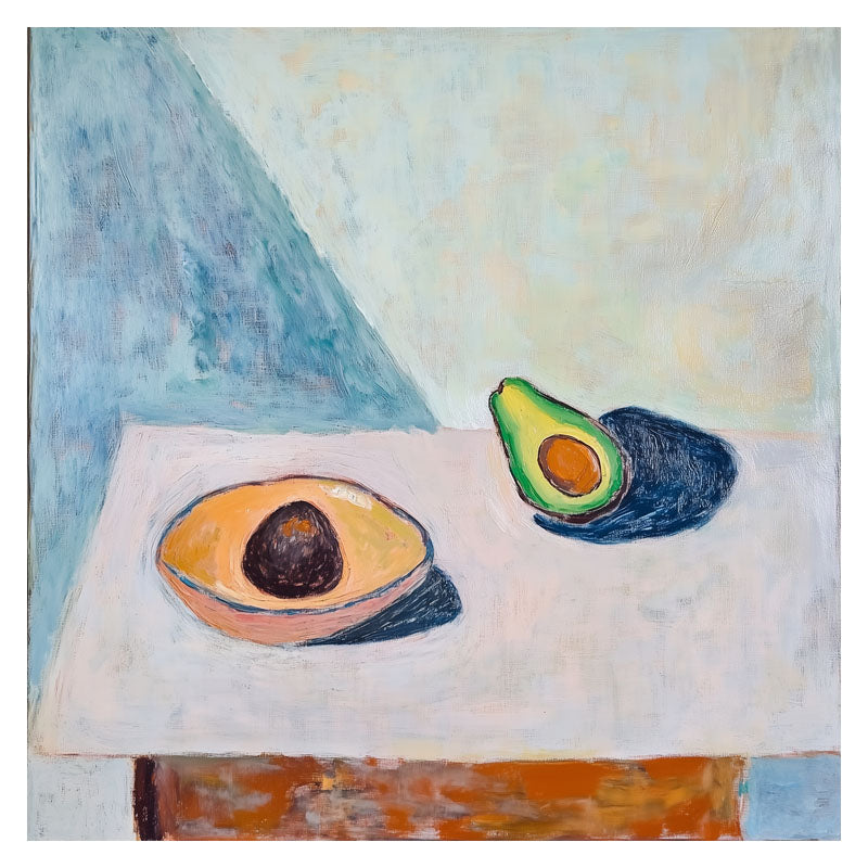 STILL LIFE OF AVOCADO