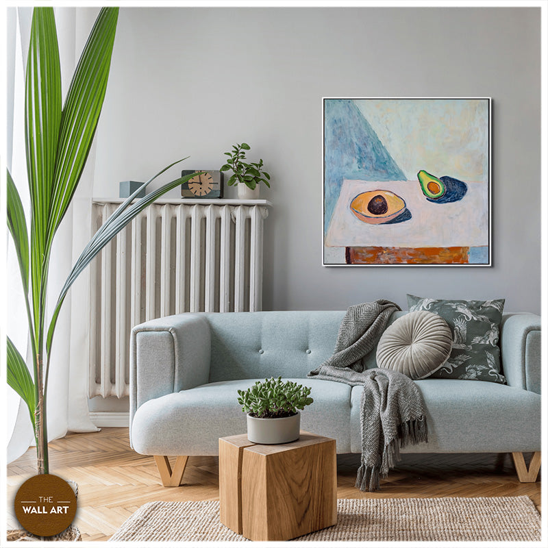 STILL LIFE OF AVOCADO