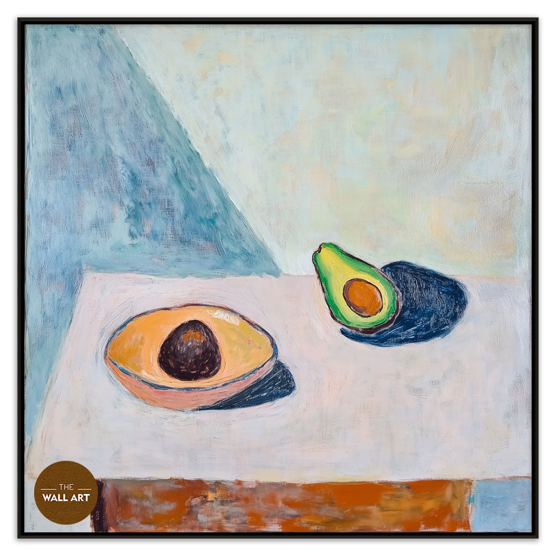 STILL LIFE OF AVOCADO