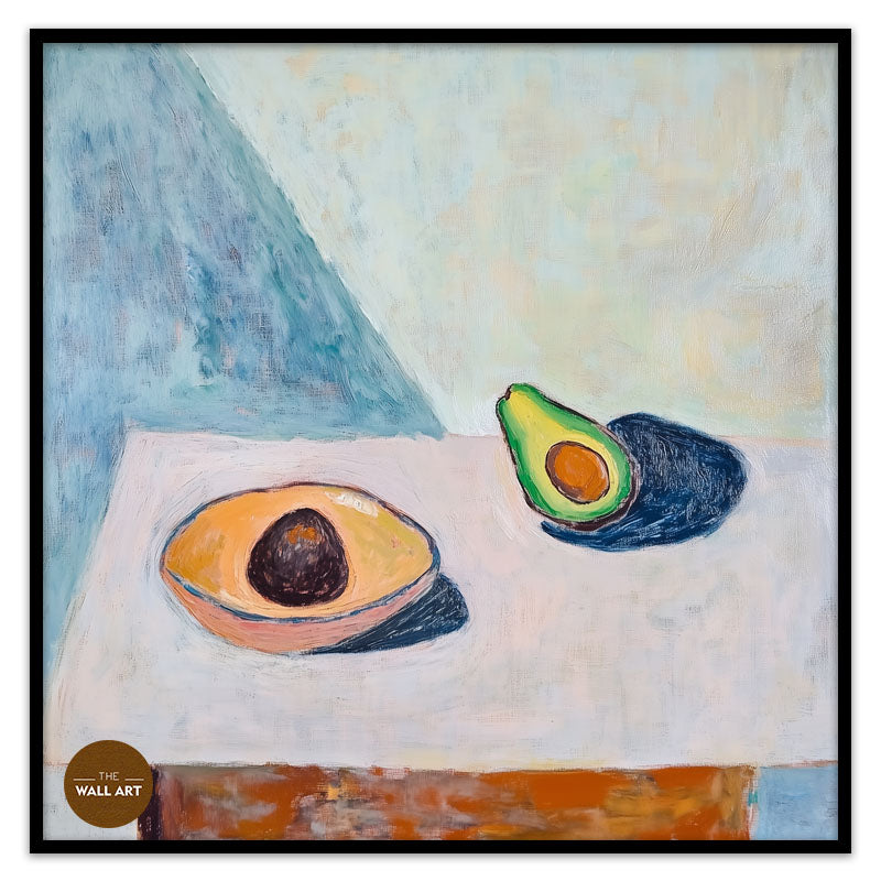 STILL LIFE OF AVOCADO
