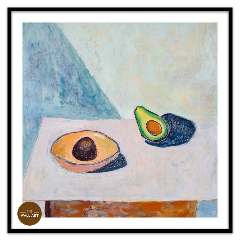 STILL LIFE OF AVOCADO
