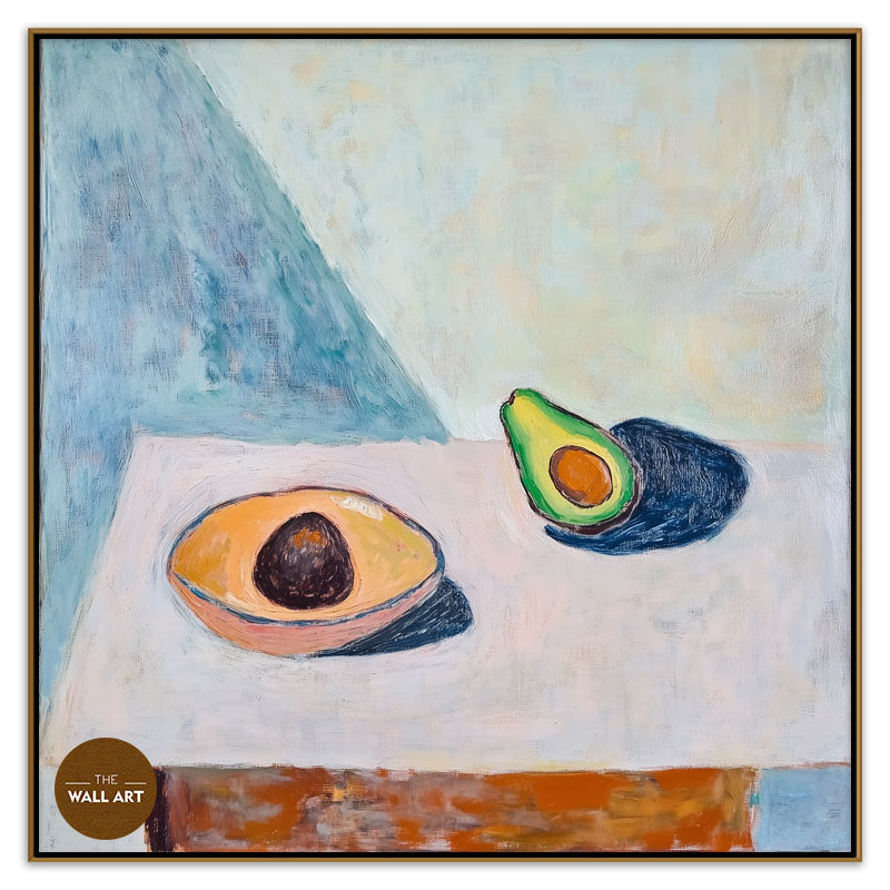STILL LIFE OF AVOCADO