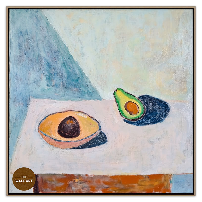 STILL LIFE OF AVOCADO