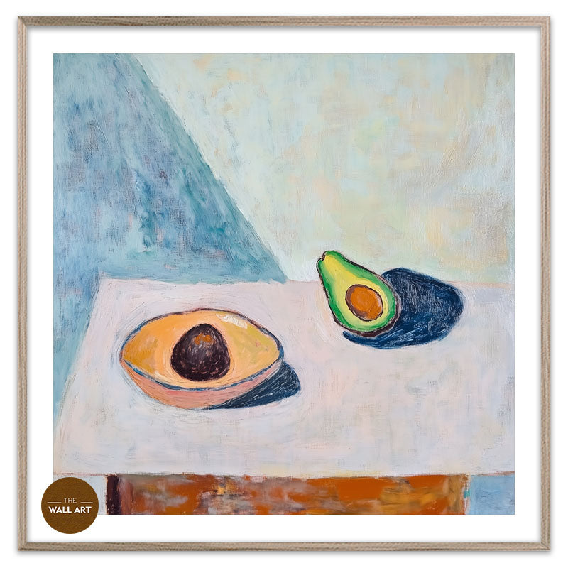 STILL LIFE OF AVOCADO