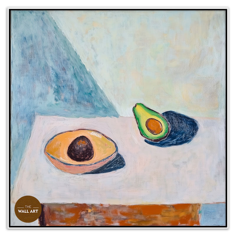 STILL LIFE OF AVOCADO