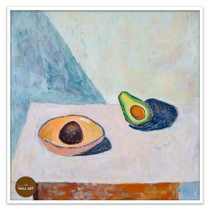 STILL LIFE OF AVOCADO