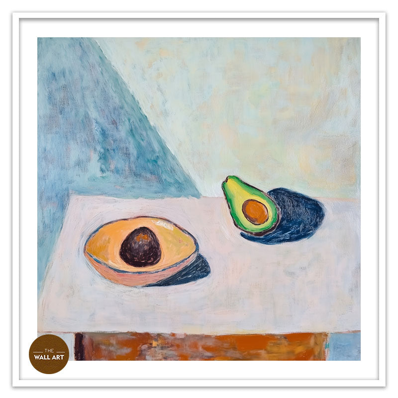 STILL LIFE OF AVOCADO