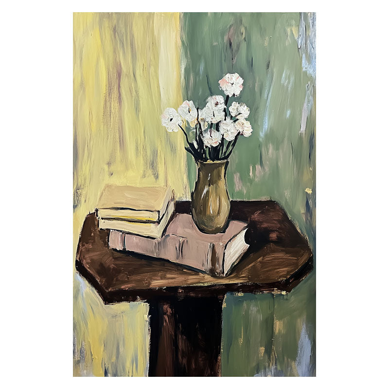 STILL LIFE OF BOOK AND FLOWER III