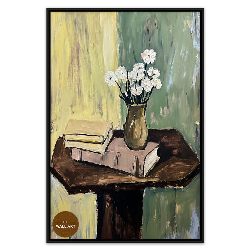 STILL LIFE OF BOOK AND FLOWER III
