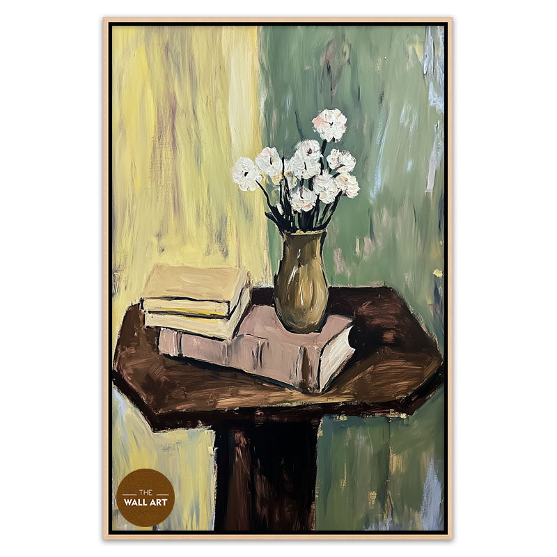 STILL LIFE OF BOOK AND FLOWER III