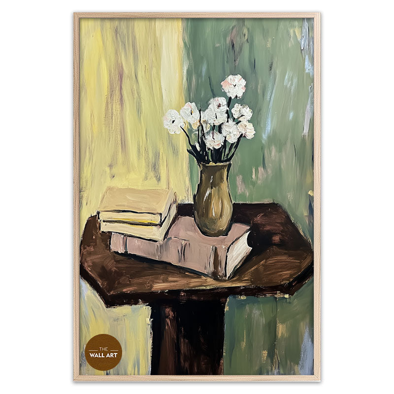 STILL LIFE OF BOOK AND FLOWER III