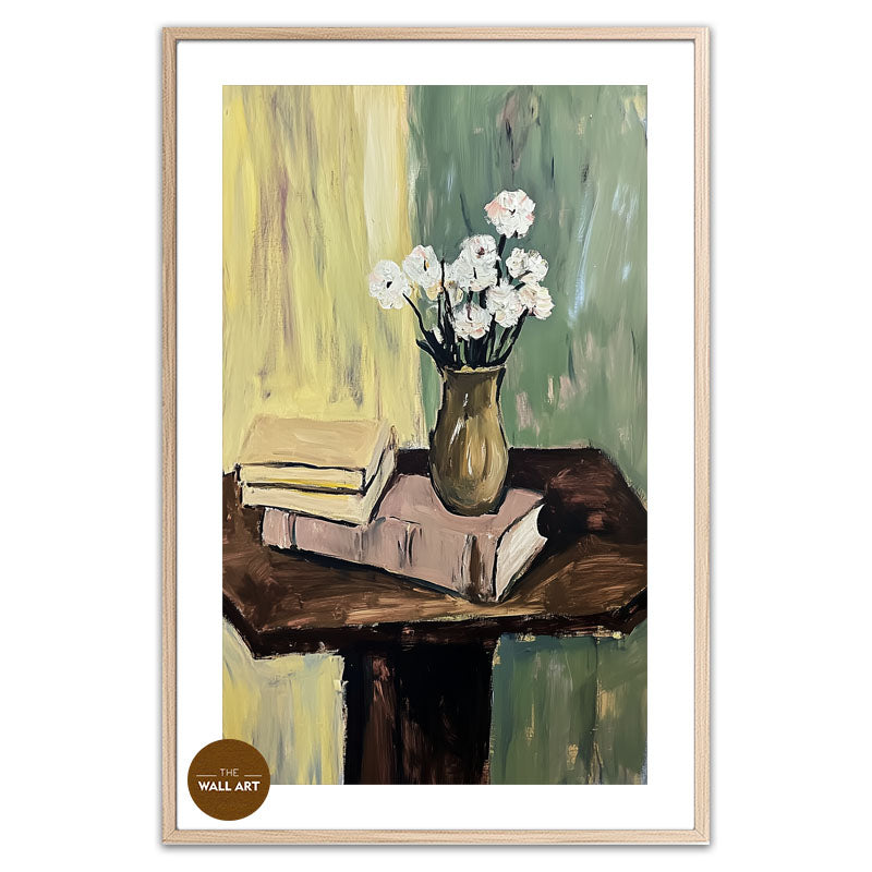 STILL LIFE OF BOOK AND FLOWER III