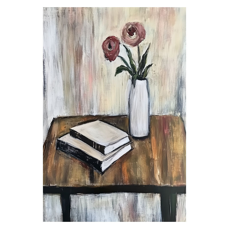 STILL LIFE OF BOOK AND FLOWER II