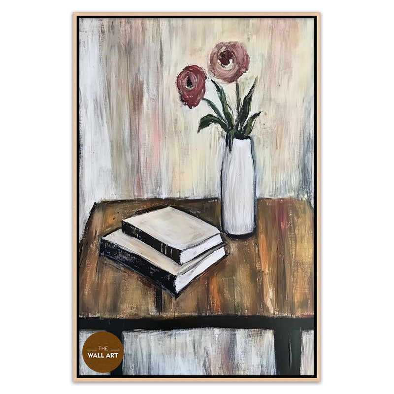 STILL LIFE OF BOOK AND FLOWER II