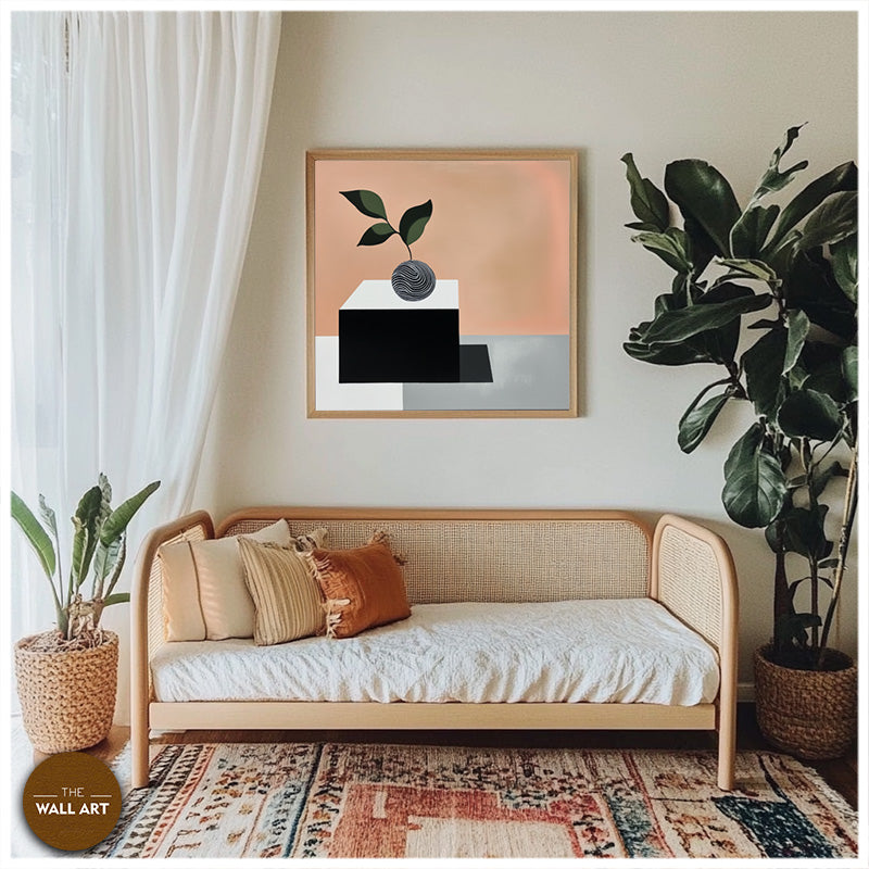 STILL LIFE OF CUBE AND FRUIT III