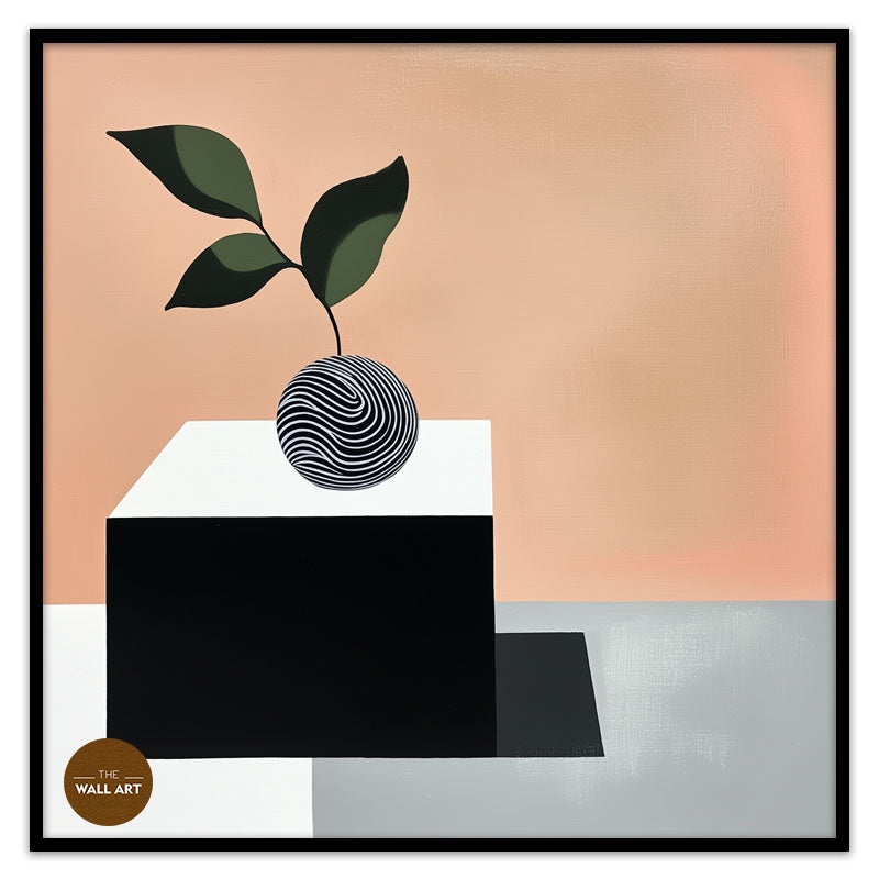 STILL LIFE OF CUBE AND FRUIT III