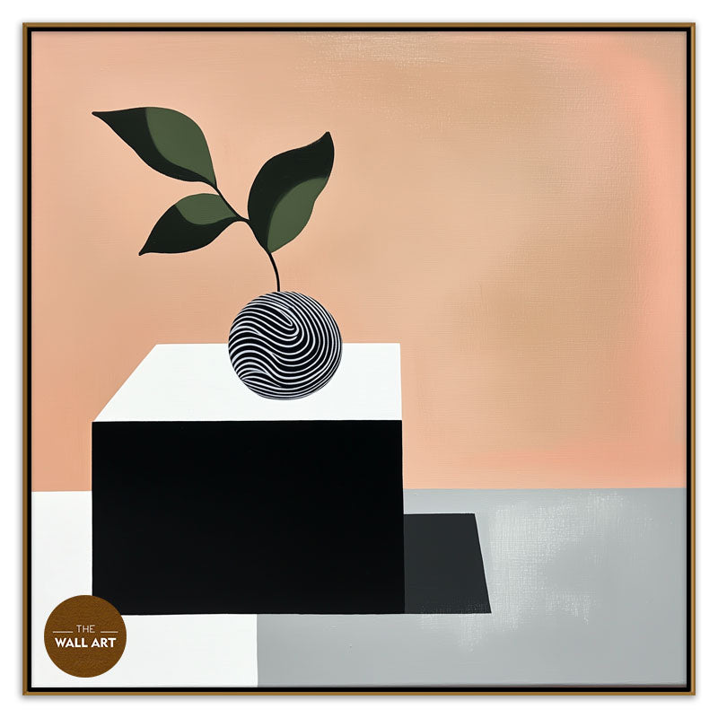 STILL LIFE OF CUBE AND FRUIT III