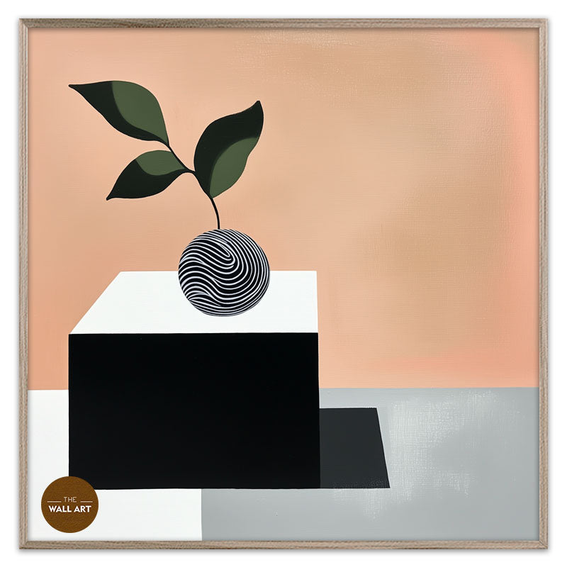 STILL LIFE OF CUBE AND FRUIT III