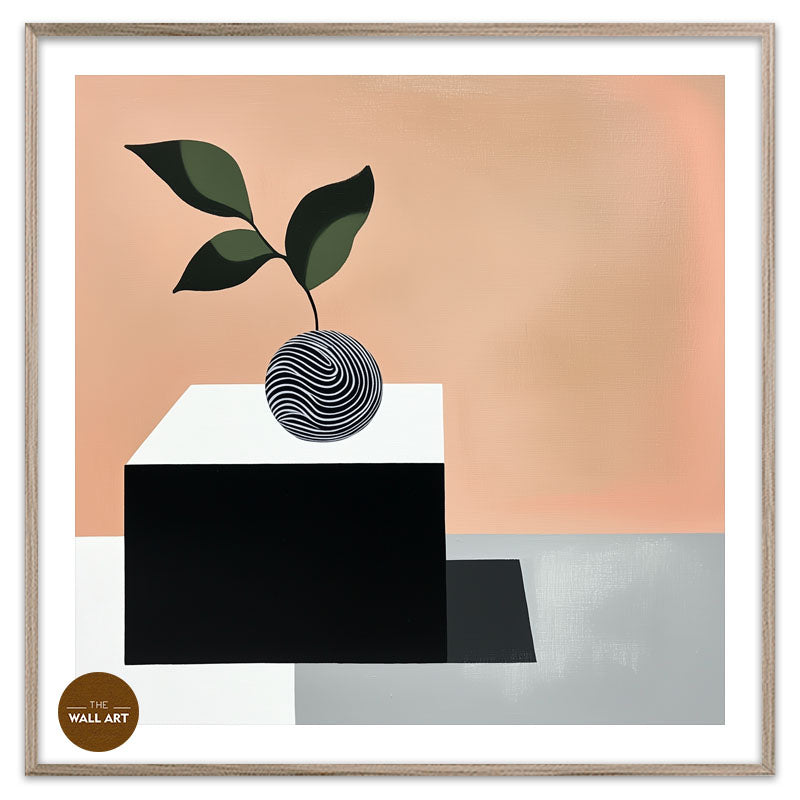 STILL LIFE OF CUBE AND FRUIT III