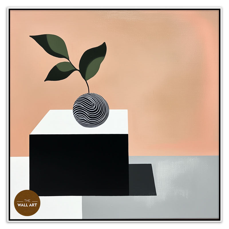 STILL LIFE OF CUBE AND FRUIT III