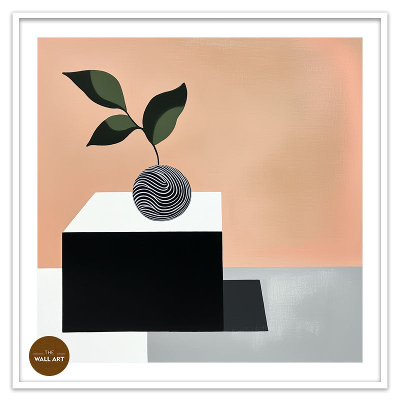 STILL LIFE OF CUBE AND FRUIT III